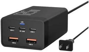 125W GaN 5-Port USB Fast Charging Station with LED Digital Display, Multi-Port PD QC USB Charger Hub, Compatible with iPhone 15 14 Pro 13 12 Galaxy S23 S22 S21 Note 20 Ultra LG HTC Smartphones Tablets 125W GaN 5-Port USB Fast Charging Station with LED Digital Display, Multi-Port PD QC USB Charger Hub, Compatible with iPhone 15 14 Pro 13 12 Galaxy S23 S22 S21 Note 20 Ultra LG HTC Smartphones Tablets