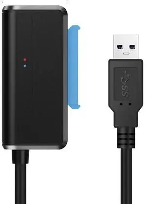 USB 3.0 to SATA Hard Drive Adapter Cable, External Converter for 2.5 Inch Laptop SSD HDD and 3.5 Inch Desktop Mechanical Hard Disk, High Speed Data Transfer Plug and Play Storage Connection Cord USB 3.0 to SATA Hard Drive Adapter Cable, External Converter for 2.5 Inch Laptop SSD HDD and 3.5 Inch Desktop Mechanical Hard Disk, High Speed Data Transfer Plug and Play Storage Connection Cord
