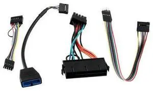 4PCS Motherboard M900 To Standard PC Chassis Conversion Cable Set, Includes USB, Audio, Power Supply ATX & Switch Jumper Cables, Adapter Wire for M900 Mainboard Installed in Ordinary Computer Case 4PCS Motherboard M900 To Standard PC Chassis Conversion Cable Set, Includes USB, Audio, Power Supply ATX & Switch Jumper Cables, Adapter Wire for M900 Mainboard Installed in Ordinary Computer Case