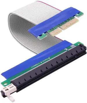 19cm PCI-E 4X to 16X Riser Extension Cable PCIe 4.0 Compatible Male to Female Adapter Riser Card Converter for Desktop GPU Graphics Card, NVMe SSD, RAID Controller and PCI Express Expansion Devices 19cm PCI-E 4X to 16X Riser Extension Cable PCIe 4.0 Compatible Male to Female Adapter Riser Card Converter for Desktop GPU Graphics Card, NVMe SSD, RAID Controller and PCI Express Expansion Devices
