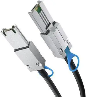 6G External Mini SAS SFF-8088 to SFF-8088 Cable 6Gbps SAS 2.0 External Storage Cord 26Pin 100-Ohm Impedance 0.5M 1.64Ft 30AWG Copper Wire for Server RAID Card Disk Enclosure Storage Array Connection 6G External Mini SAS SFF-8088 to SFF-8088 Cable 6Gbps SAS 2.0 External Storage Cord 26Pin 100-Ohm Impedance 0.5M 1.64Ft 30AWG Copper Wire for Server RAID Card Disk Enclosure Storage Array Connection