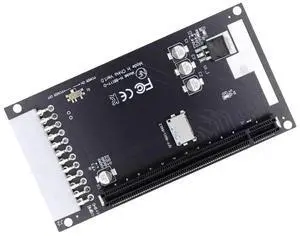 Oculink SFF-8611 SFF-8612 4X to PCIe x16 Graphics Card Adapter with ATX 24Pin Power Supply Port, PCIe 4.0 High Bandwidth eGPU Riser Card for ITX NUC Mini PC Laptop External GPU Motherboard Expansion Oculink SFF-8611 SFF-8612 4X to PCIe x16 Graphics Card Adapter with ATX 24Pin Power Supply Port, PCIe 4.0 High Bandwidth eGPU Riser Card for ITX NUC Mini PC Laptop External GPU Motherboard Expansion