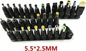 Universal DC Power Adapter Tip Kits, 5.5x2.1mm Central Jack Replacement DC Connector Plug Tips, Multi-Size Laptop Power Supply Jack Plug Set Compatible with Lenovo Notebook and Various Electronic Devi Universal DC Power Adapter Tip Kits, 5.5x2.1mm Central Jack Replacement DC Connector Plug Tips, Multi-Size Laptop Power Supply Jack Plug Set Compatible with Lenovo Notebook and Various Electronic Devi