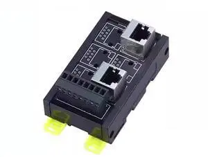 2 Port RJ45 Industrial Ethernet Breakout Adapter Dual LAN Female Jack to 8-Pin Screw Terminal Block DIN Rail Mount ESD Surge Protected Terminal Converter for PLC Industrial Control Cabinet Wiring 2 Port RJ45 Industrial Ethernet Breakout Adapter Dual LAN Female Jack to 8-Pin Screw Terminal Block DIN Rail Mount ESD Surge Protected Terminal Converter for PLC Industrial Control Cabinet Wiring