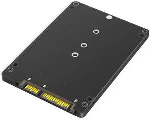 M.2 NGFF B Key SSD to 2.5 Inch SATA 3 Adapter Card with Enclosure Case, SATA Protocol M.2 B Key Solid State Drive Converter for Laptop Desktop Storage Expansion M.2 NGFF B Key SSD to 2.5 Inch SATA 3 Adapter Card with Enclosure Case, SATA Protocol M.2 B Key Solid State Drive Converter for Laptop Desktop Storage Expansion