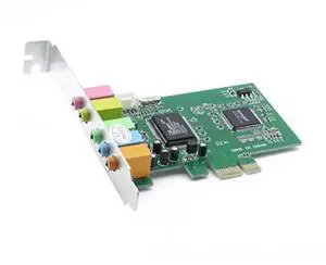PCI-E 5.1 Surround Sound PCI Express Audio Card Adapter, 6 Channel Internal Digital PCIE Sound Card for Desktop PC, Plug and Play Audio Expansion Card for Gaming, Music Playback and Multimedia PCI-E 5.1 Surround Sound PCI Express Audio Card Adapter, 6 Channel Internal Digital PCIE Sound Card for Desktop PC, Plug and Play Audio Expansion Card for Gaming, Music Playback and Multimedia