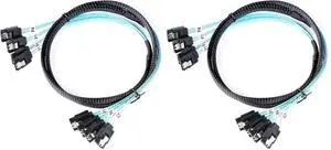 2 Pack 1 Meter SATA III 6Gbps Data Cables (3.3FT), High Speed SATA 3 Hard Drive Cord for SSD, HDD, CD DVD Optical Drives, Desktop PC, Server, RAID Array and Bitcoin Mining Rig Installation 2 Pack 1 Meter SATA III 6Gbps Data Cables (3.3FT), High Speed SATA 3 Hard Drive Cord for SSD, HDD, CD DVD Optical Drives, Desktop PC, Server, RAID Array and Bitcoin Mining Rig Installation