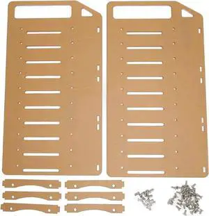 10 Layers Transparent Acrylic 3.5 Inch Hard Drive Cage DIY Assembly HDD Mounting Bracket Storage Tray Frame for 3.5in Mechanical Hard Disk Installation 10 Layers Transparent Acrylic 3.5 Inch Hard Drive Cage DIY Assembly HDD Mounting Bracket Storage Tray Frame for 3.5in Mechanical Hard Disk Installation