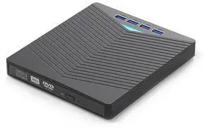 Portable Multifunctional USB 3.0 External DVD Drive CD DVD Rewriter Burner with USB3.0 Type-C Dual Interface & SD TF Card Reader Slots, Plug and Play Optical Drive for Laptops and Desktop Computers Portable Multifunctional USB 3.0 External DVD Drive CD DVD Rewriter Burner with USB3.0 Type-C Dual Interface & SD TF Card Reader Slots, Plug and Play Optical Drive for Laptops and Desktop Computers