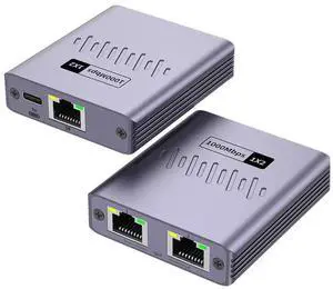 1 to 2 RJ45 Gigabit Ethernet Splitter Adapter with USB Power Supply, Dual Port LAN Network Extender Hub Allows Two Devices Simultaneous Internet Access for PC Laptop Smart TV and Set-Top Box, Plug and 1 to 2 RJ45 Gigabit Ethernet Splitter Adapter with USB Power Supply, Dual Port LAN Network Extender Hub Allows Two Devices Simultaneous Internet Access for PC Laptop Smart TV and Set-Top Box, Plug and