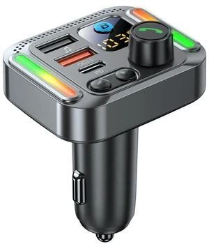 T32 Car Bluetooth FM Transmitter, 66W PD QC3.0 Fast Car Charger, 2 TypeC 1 USB Port, UDisk Music Player Support MP3 WMA FLAC WAV, HandsFree Call for Car Truck SUV,2040 Working Temperature T32 Car Bluetooth FM Transmitter, 66W PD QC3.0 Fast Car Charger, 2 TypeC 1 USB Port, UDisk Music Player Support MP3 WMA FLAC WAV, HandsFree Call for Car Truck SUV,2040 Working Temperature