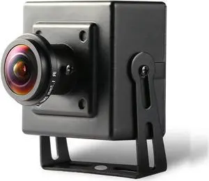 5MP Mini Fisheye POE IP Camera,1.7mm Lens 180° Wide Viewing Angle P2P Remote View CCTV Video IP POE Camera,Small Indoor Fisheye Security Camera H.265 Motion Detection (I706-3-P-HS)