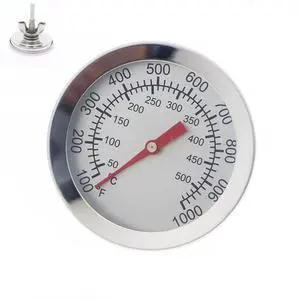50-500  Stainless Steel BBQ Grill Thermometer Smoker Thermometers Roast Temperature Gauges for Charbroil