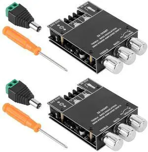 anicorn 2PCS ZK-502MT Bluetooth Amplifier Board,Bluetooth 5.0 Subwoofer 2.0 Channel High Power Audio Digital HiFi Stereo Amplifier Board 2X50W Bass AMP anicorn 2PCS ZK-502MT Bluetooth Amplifier Board,Bluetooth 5.0 Subwoofer 2.0 Channel High Power Audio Digital HiFi Stereo Amplifier Board 2X50W Bass AMP