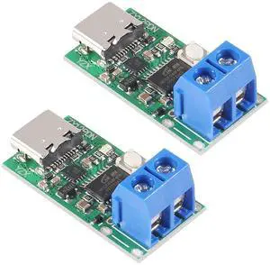 anicorn 2PCS Type-C USB-C Fast Charging Trigger Module, Pd2.0 3.0 to Dc USB Decoy Fast Charge Trigger Poll Detector with Terminal (ZY12PDN with Screw Terminal) anicorn 2PCS Type-C USB-C Fast Charging Trigger Module, Pd2.0 3.0 to Dc USB Decoy Fast Charge Trigger Poll Detector with Terminal (ZY12PDN with Screw Terminal)