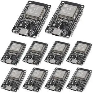 10PCS Type C ESP-WROOM-32 ESP32 ESP-32D Chip CP2102 Development Board 2.4GHz Dual-Mode WiFi + Bluetooth Dual Cores Microcontroller Processor Integrated with Antenna RF AMP Filter AP STA 10PCS Type C ESP-WROOM-32 ESP32 ESP-32D Chip CP2102 Development Board 2.4GHz Dual-Mode WiFi + Bluetooth Dual Cores Microcontroller Processor Integrated with Antenna RF AMP Filter AP STA