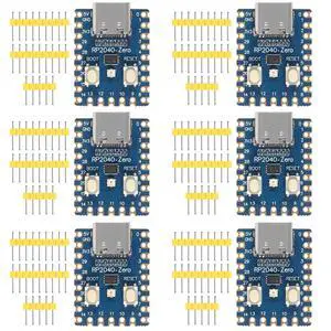 anicorn 6PCS Type-C RP2040-Zero RP2040 for Raspberry Pi Microcontroller PICO Development Board Module Dual-Core 2MB Flash anicorn 6PCS Type-C RP2040-Zero RP2040 for Raspberry Pi Microcontroller PICO Development Board Module Dual-Core 2MB Flash