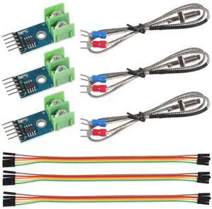 anicorn 3 Sets DC 5V MAX6675 Module + K Type Thermocouple Temperature Sensor M6 for Arduino Raspberry Pi anicorn 3 Sets DC 5V MAX6675 Module + K Type Thermocouple Temperature Sensor M6 for Arduino Raspberry Pi