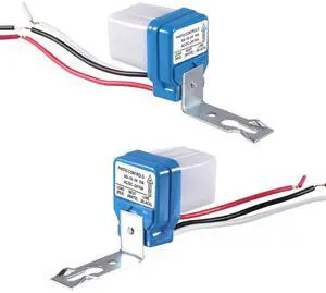 2 Pack - AC/DC 24V 10A Automatic Auto On Off Photocell Street Light Switch 50-60Hz 10A Photo Control Photoswitch Sensor 2 Pack - AC/DC 24V 10A Automatic Auto On Off Photocell Street Light Switch 50-60Hz 10A Photo Control Photoswitch Sensor