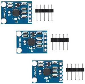 anicorn 3PCS ADXL335 3-Axis Accelerometer Angular Transducer Sensor GY-61 Module Analog Output 3-5V anicorn 3PCS ADXL335 3-Axis Accelerometer Angular Transducer Sensor GY-61 Module Analog Output 3-5V