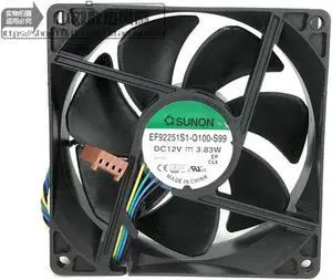 For Sunon EF92251S1-Q100-S99 9225 dc 12v 3.83w EF92251S1-Q000-S9A 90x25mm 90mm CPU Heat Sinks Cooler COOLING Fan