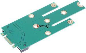 The MSATA to NGFF M2 adapter board is compatible with B/M-Key M2 specification SATA3.0 and 3.2 hard disk cards