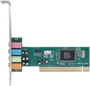 Mainboard PCI Sound card 4.1 Desktop PC High sound Quality pci interface 5-channel expansion card does not support servers