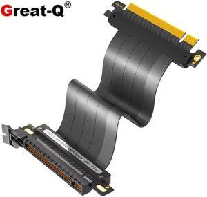 PCI-E4.0 16X Extension cable 16X PCI-E4.0 extension cable Full speed stability