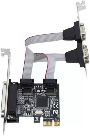 PCI-E string parallel interface card PC desktop com Pcie to RS232 interface expansion card AX99100