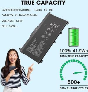 HTO3XL Laptop Replacement L11119-855 HT03XL Battery for HP Pavilion 15-CS3073CL 15-CU0058NR 15Z-CW100 15-CS3153CL 15T-CS200 15-CS0XXX 15-CS2064ST 15-CS3XXX 15-CW1068WM 15T-CS300 15-CW1063WM 15Z-CW000