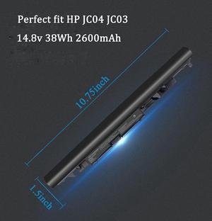 919700-850 Battery, HP JC04 JC03 Battery for 919701-850 919681-221 919682-121 919682-421 919682-831 17-ak0xx 17-ak013dx 17-bs0xx hstnn-lb7v 15-bw0xx 15-bs0xx 250 g6 Battery 14.8V/2600mAh/ 38Wh