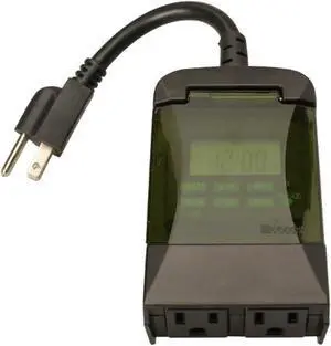 Coleman Cable 50014 7-Day Outdoor Digital Timer