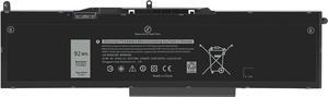 Futurebatt 11.4V 92Wh VG93N Laptop Battery Replacement for Dell Precision 15 3520 3530 M3520 M3530 Latitude 5580 5590 5591 E5580 E5590 E5591 Series 0VG93N WFWKK 0WFWKK