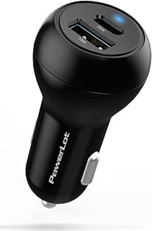 USB C Car Charger Adapter, 12V Car Charger Multi Port, 38W 2 Port Car Charger, PD 20W& QC 18W Cigarette Lighter Adapter, USB C Car Plug Fast Charging iPhone 14/13/12, iPad Air/Pro, S20/S10, Note 21/20