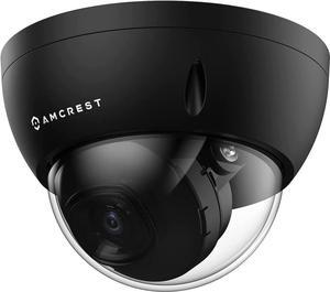 Amcrest 5MP POE Camera, Outdoor Vandal Dome Security POE IP Camera, 5-Megapixel, 98ft NightVision, 2.8mm Lens, IP67, IK10 Resistance, MicroSD 256GB (Sold Separately), Cloud, NVR (IP5M-D1188EB-28MM)