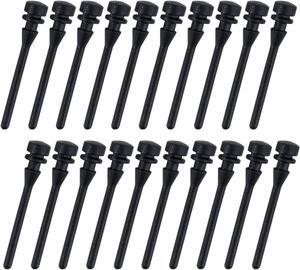 AUEAR, 50 Pack Case Fan Soft Silicone Anti Noise Reducing Vibration Screws Fan Rivet Mounting for Pack Case Fan or CPU Fan