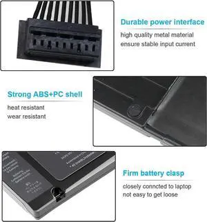 Visit PISKEKAT Store
FOLLOW
A1382 A1286 Laptop Battery for MacBook Pro 15 inch Early 2011 Late 2011 Mid 2012 MC721LL/A, MC723LL/A, MD035LL/A,MD318LL/A,MD322LL/A,M