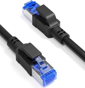 Ercielook CAT8 Ethernet Cable High Speed, 50ft Heavy Duty 40Gbps 2000Mhz Internet cord with RJ45 Connectors for Modem Gaming PC PS5 Xbox Router
