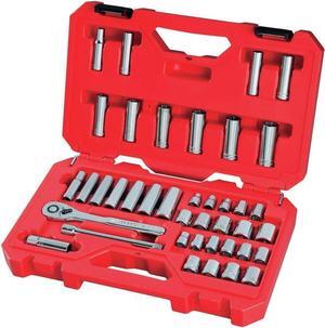 CRAFTSMAN Mechanics Tool Set, SAE/Metric, 3/8-Inch Drive, 40-Piece (CMMT12018)