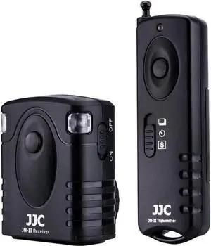 JJC Radio Wireless Remote Control Shutter Release for Nikon Z5 Z6 Z7 Z6II Z7II D750 D780 D7500 D7200 D5300 D5600 D5500 D3300 D3200 D610 D600 Df D7100 D7000 D5200 D5100 D5000 P1000 & More Nikon Camera