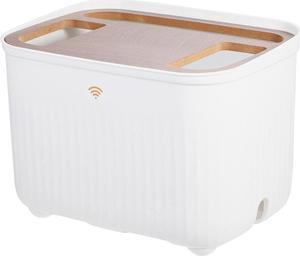 Cable Management Box Desktop Router Storage Box Plastic Router Holder Router Cable Management Case Cord Organizer Box (Color : Gold)