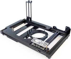 PC Case Test Bench Open Air Stackable Computer Case for MATX Mainboard Aluminum Bracket DIY Bare Frame Support Intel AMD Graphics Card