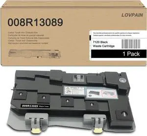 008R13089 Waste Toner Cartridge 1Black (33,500 Pages) - Lovn 7120 Waste Toner Cartridge Replacement for Xerox WorkCentre 7120 7125 7220 7225 Printer