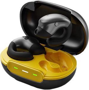 Ear Clips Ear Buds Clip On Open Ear Earbuds Wireless Ear Clip Bone Conduction Conducting Headphones Induction Headset Earphones Bone Conduction Bluetooth Earbuds Earbud Ear Buds