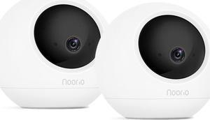Noorio Indoor Security Camera, 2K&4K Pan-Tilt 360° View WiFi Cameras for Baby Monitor, Motion Detection Pet Camera, Night Vision, Work with Alexa