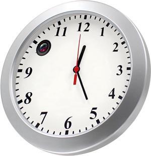 Hidden Camera Detector Wall Clock 1080P No WiFi Security Camera Nanny Cams Video Recorder with Motion Detection, No Audio Home/Office Surveillance
