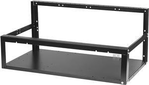 Open Air Mining Machine Case, 6 GPU 8 GPU Mining Frame Rig Case, Support for ETH/PSU/ATX Accessories Rig Case