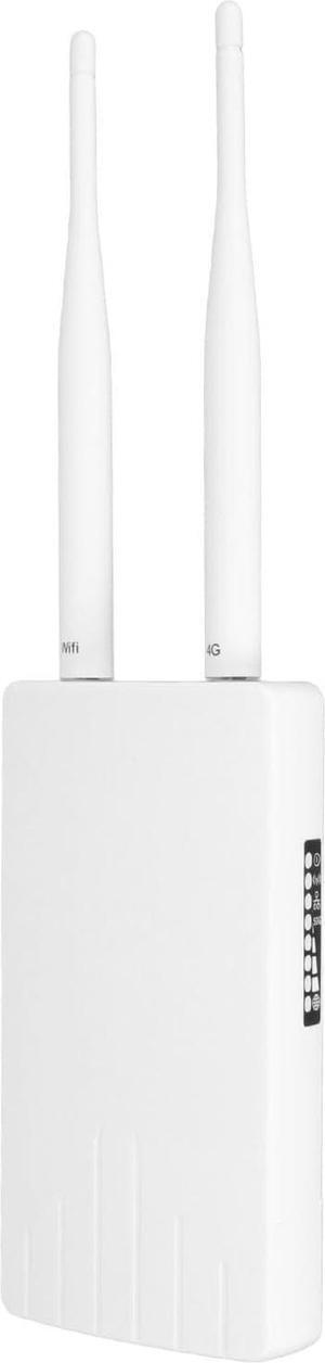 4G Outdoor CPE WiFi Router, 4G LTE CPE SIM Card WiFi Router, 4G LTE CPE Router with 3FF Micro SIM Card, Unlocked 4G WiFi Router with External Antennas (US)