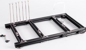 Mini ITX MATX ATX PC Test Bench DIY Open Air Frame Overclock Vertical Case Computer Mount Aluminum Chassis for HTPC Graphics Card/Games/Cooling
