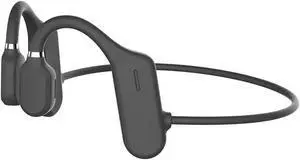 Premium Bone Conduction Headphones Open Ear Wireless Bluetooth Earphone Waterproof Sports Headsets with Mic Earphones for iPhone Android, Black